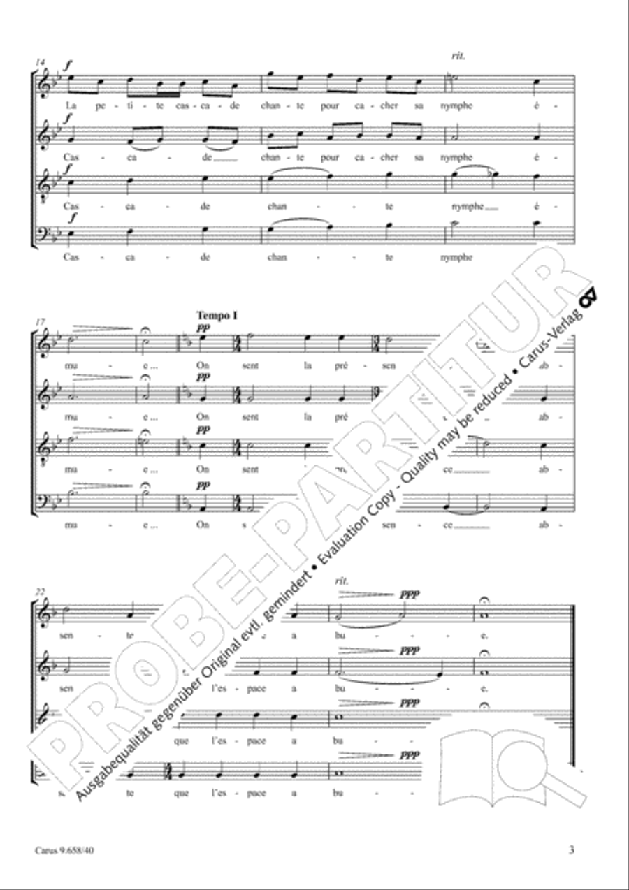 Quel calme nocturne 4-Part scores gallery preview page 4