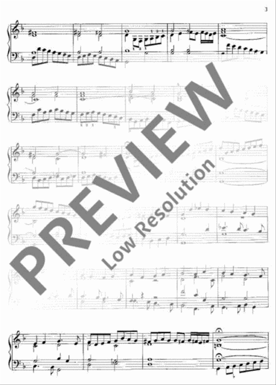 3 Pavans from the same theme Piano Solo scores gallery preview page 4