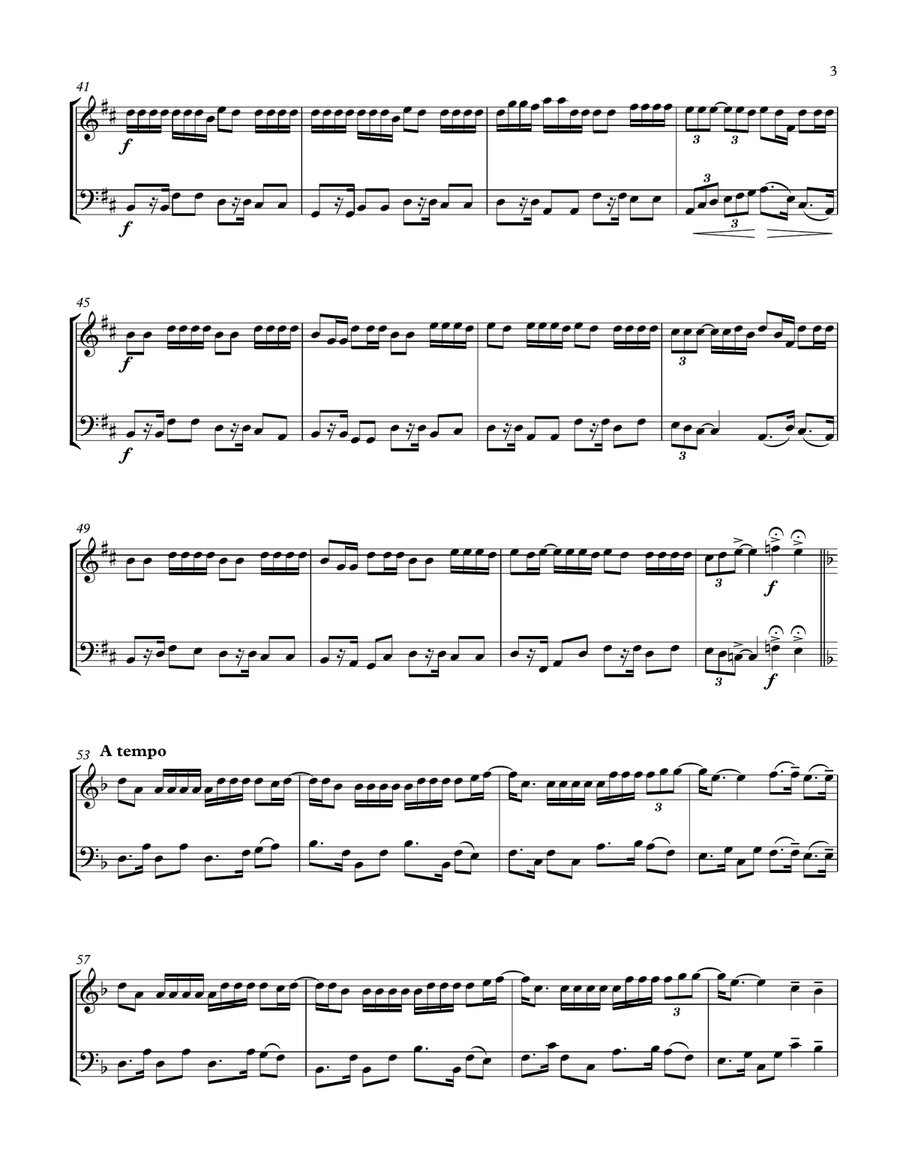 Despacito String Duet scores gallery preview page 3