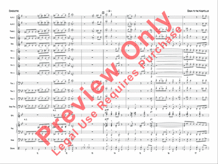 Down to the Nightclub Down to the Nightclub Jazz Ensemble scores gallery preview page 17
