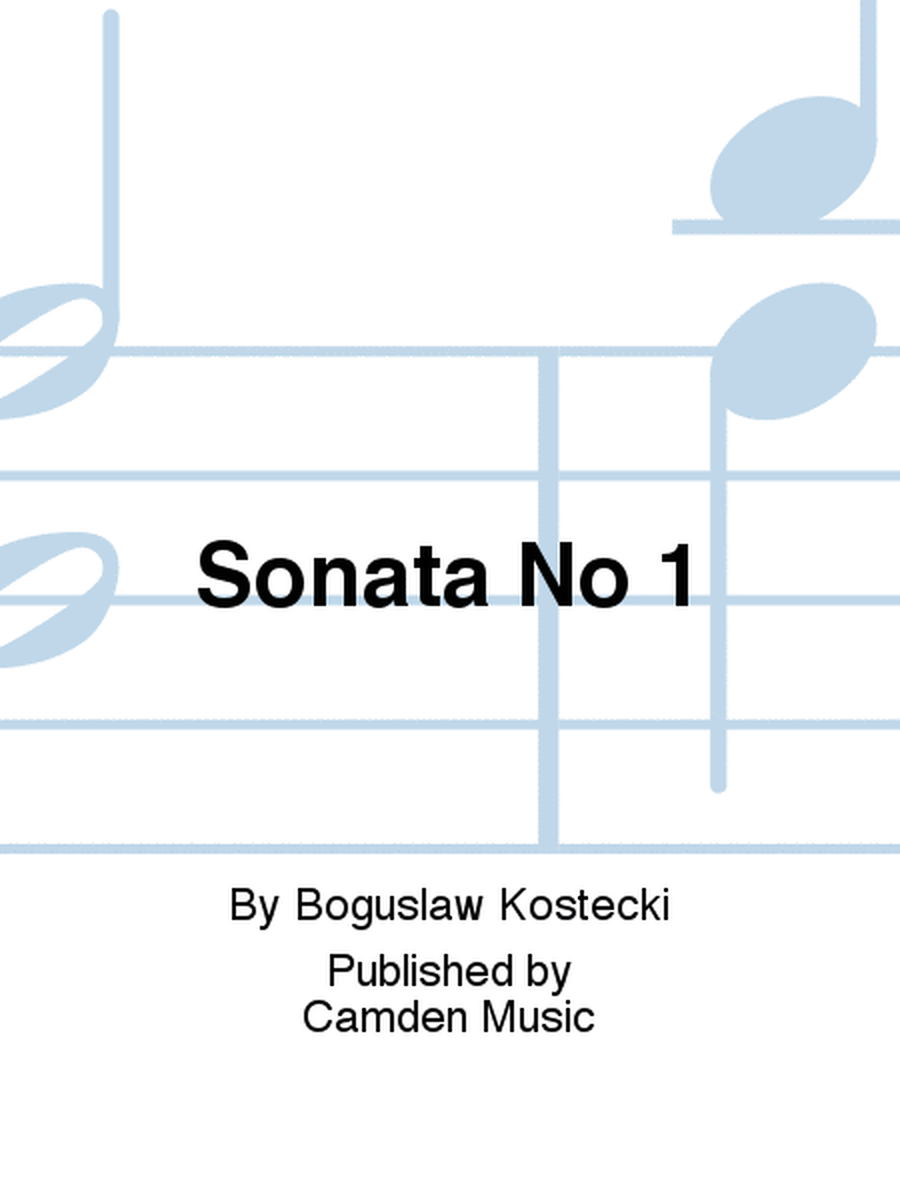 Sonata No 1