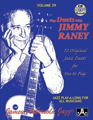 Book cover for Volume 29 - Play Duets With Jimmy Raney