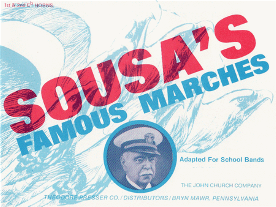 Sousa's Famous Marches - 1st & 2nd Eb Horn Concert Band scores gallery preview page 1