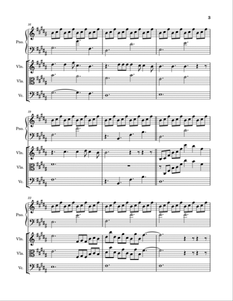 Sparkle String Quartet scores gallery preview page 3