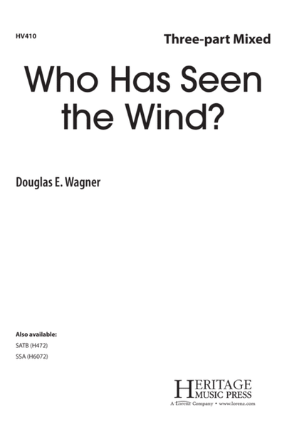 Who Has Seen the Wind?