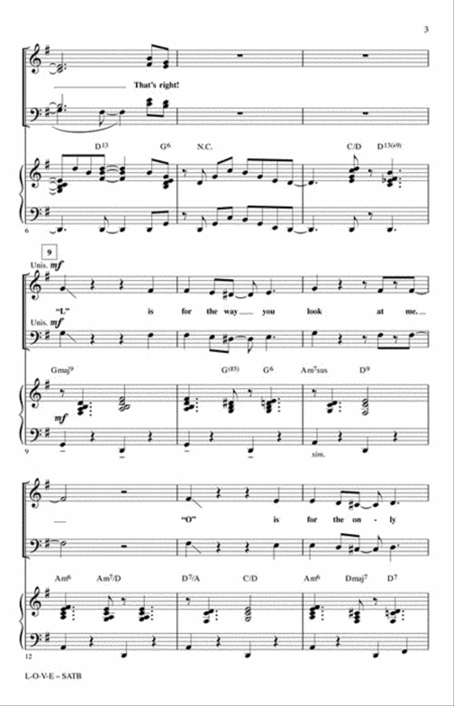 L-O-V-E 4-Part scores gallery preview page 3