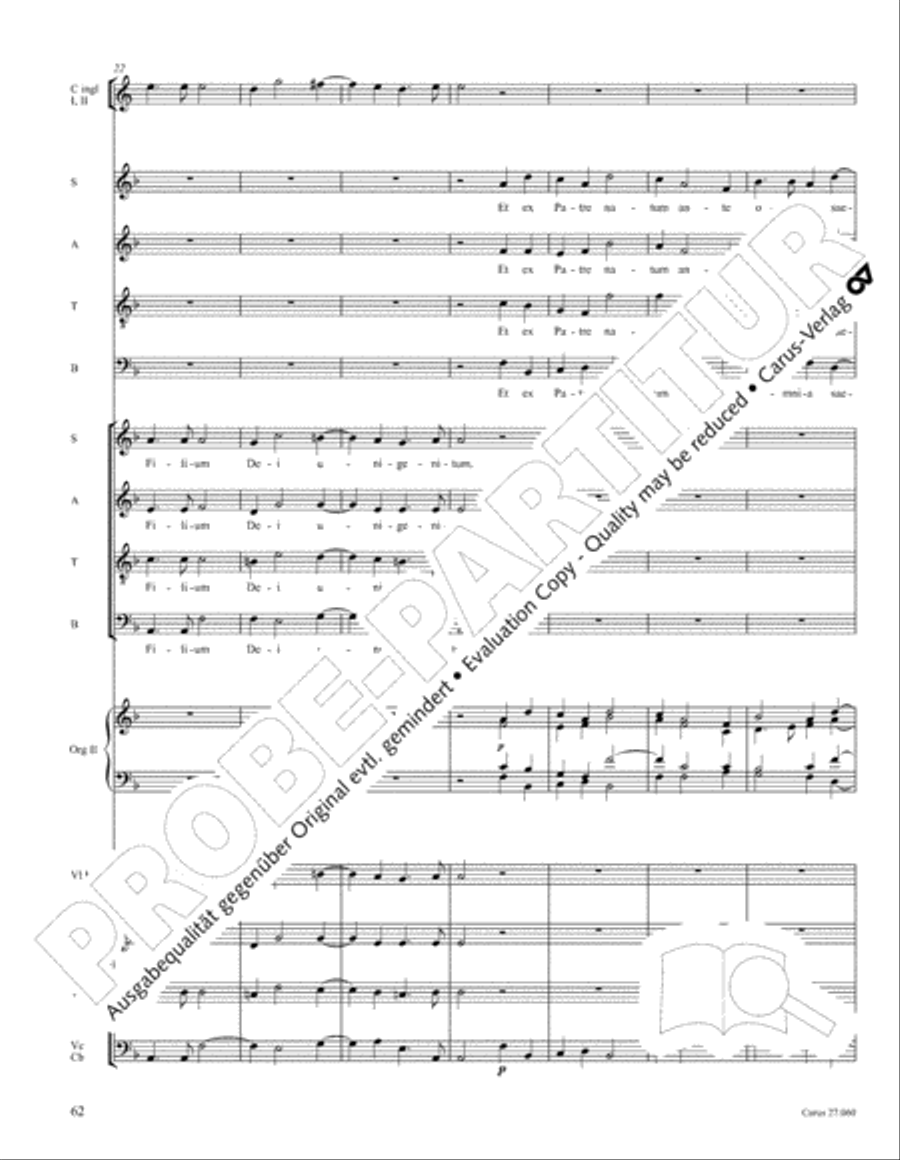 Messe a quatre voix 4-Part scores gallery preview page 73