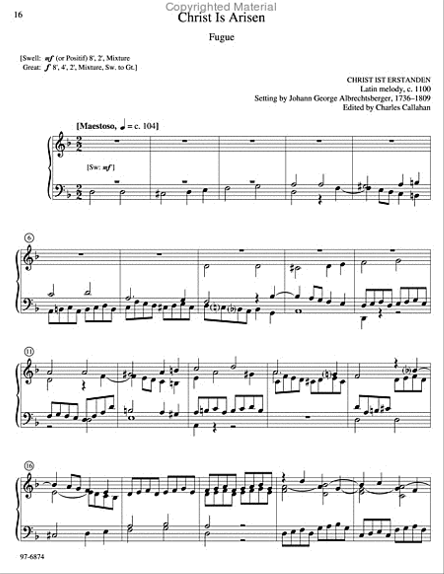 Chorale Preludes and Postludes for Manuals, Vol. 1 Organ scores gallery preview page 6