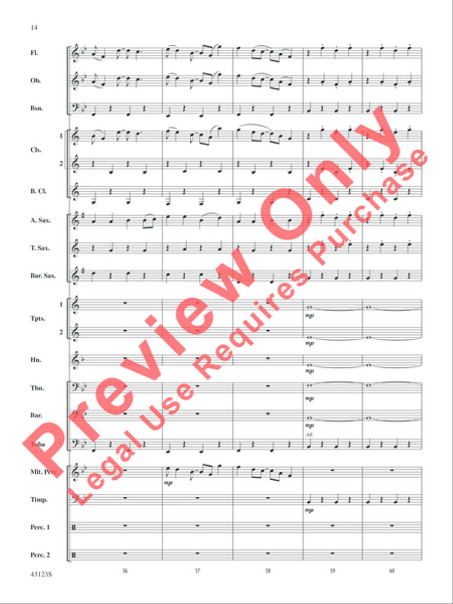 Minecraft Minecraft Concert Band scores gallery preview page 14
