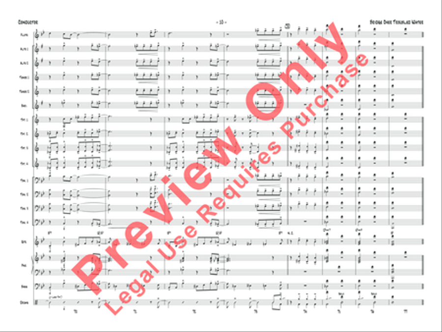 Bridge over Troubled Water Jazz Ensemble scores gallery preview page 23