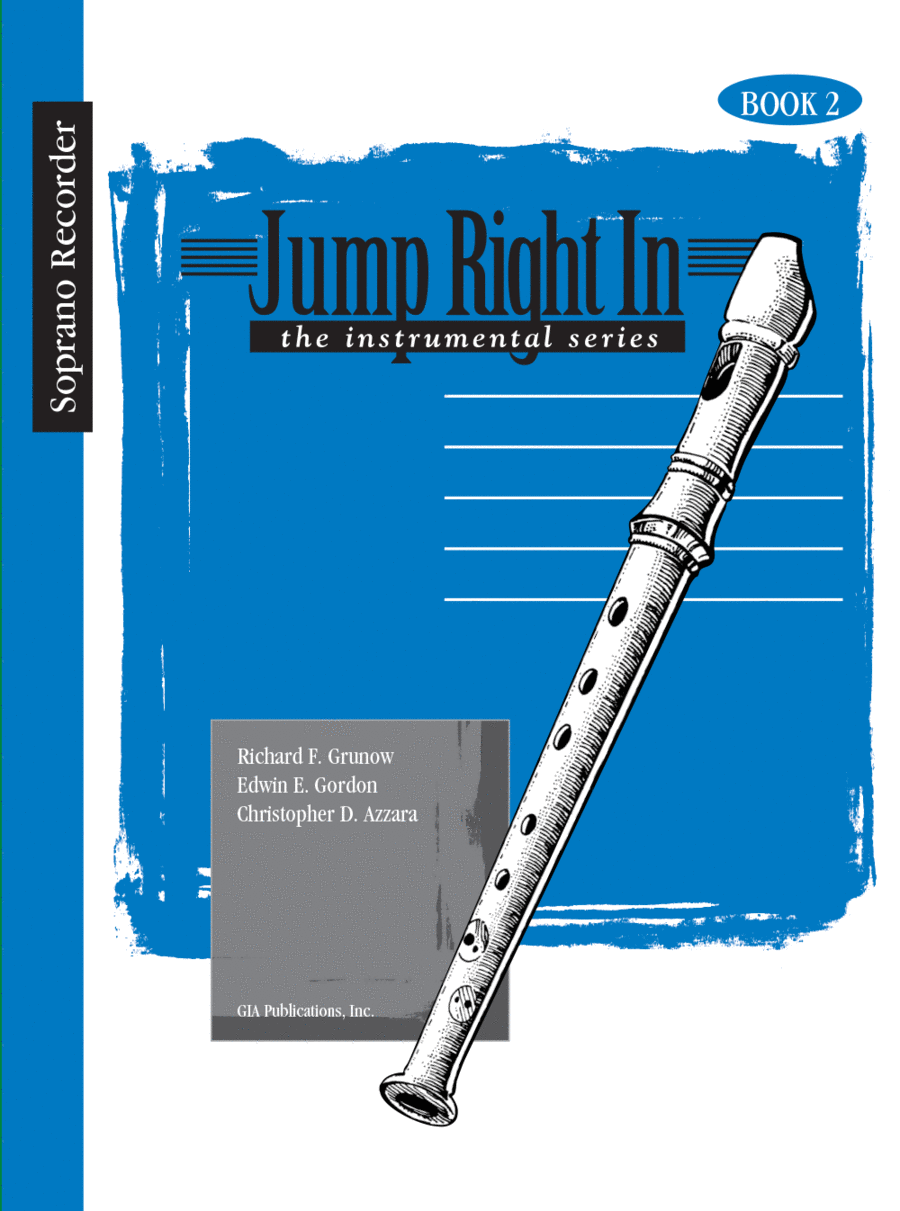 Jump Right In: Student Book 2 - Soprano Recorder (Book with CD) Concert Band Methods scores gallery preview page 1