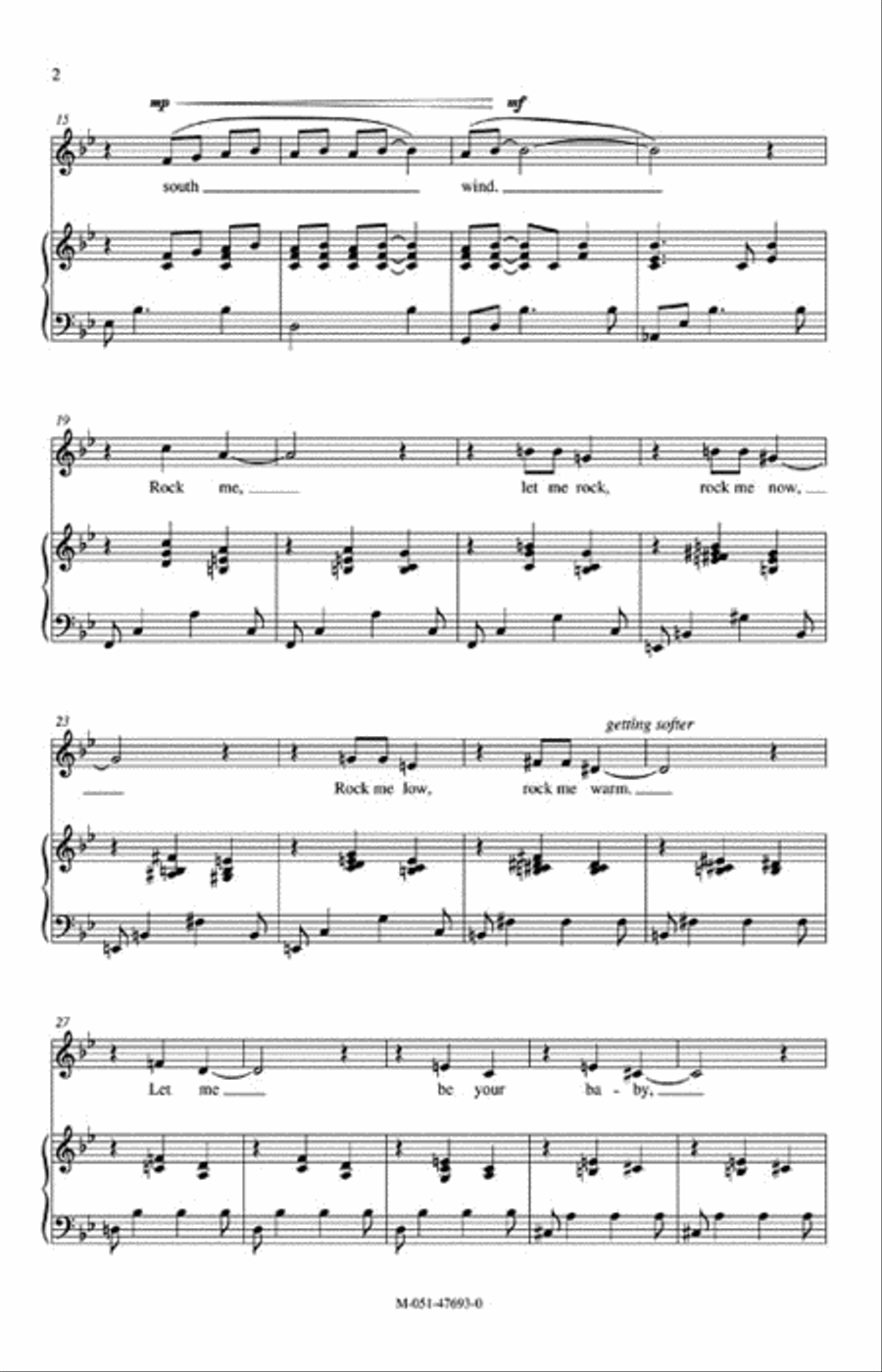 Baby Song of the Four Winds 2-Part scores gallery preview page 3