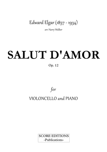 Salut D' Amour (for Violoncello and Piano)