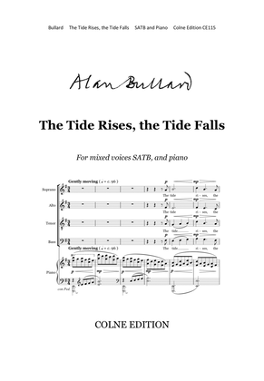 Book cover for The Tide Rises, the Tide Falls (SATB and piano)