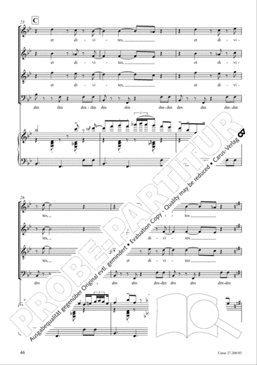 Magnificat 4-Part scores gallery preview page 47