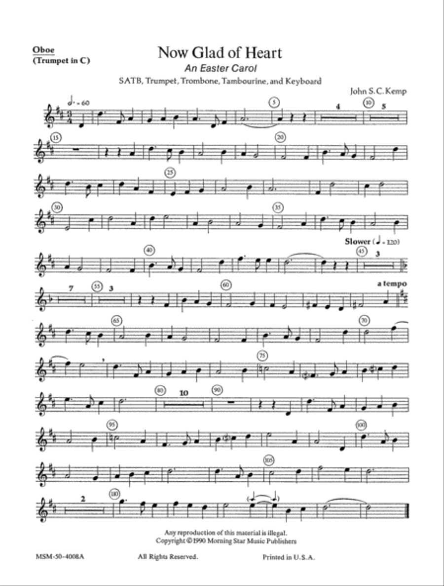 Now Glad of Heart Choir scores gallery preview page 2
