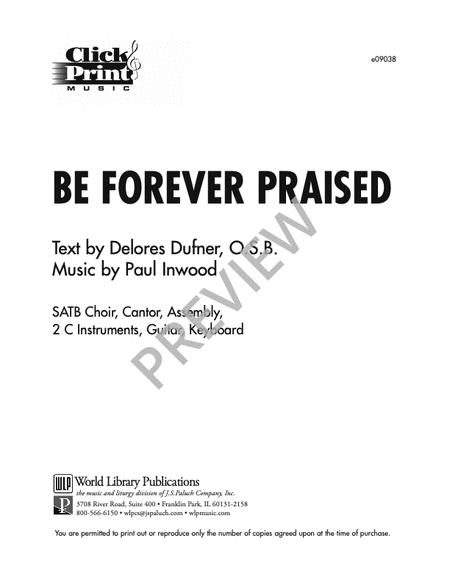 Be Forever Praised image number null