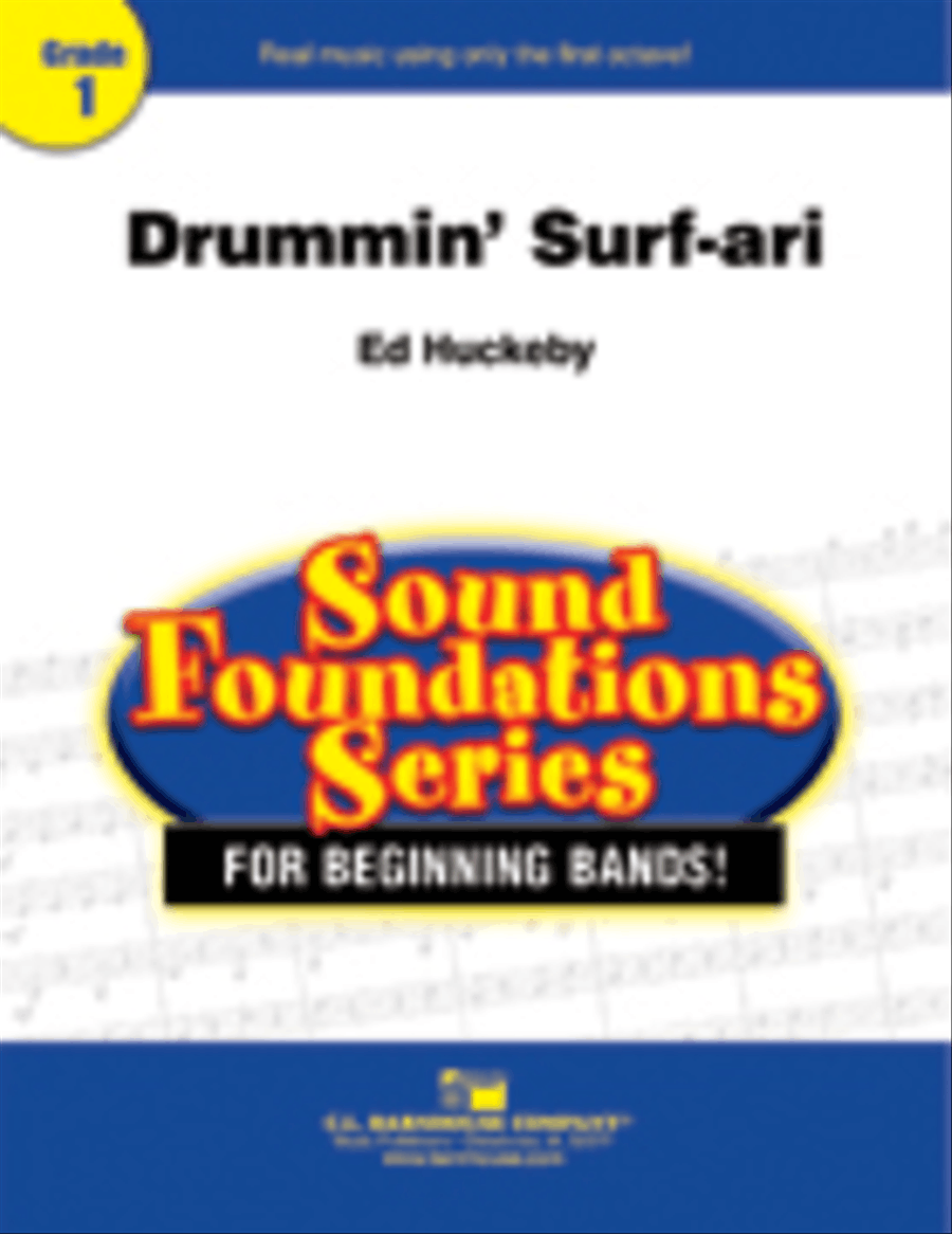 Drummin' Surf-ari Concert Band scores gallery preview page 1