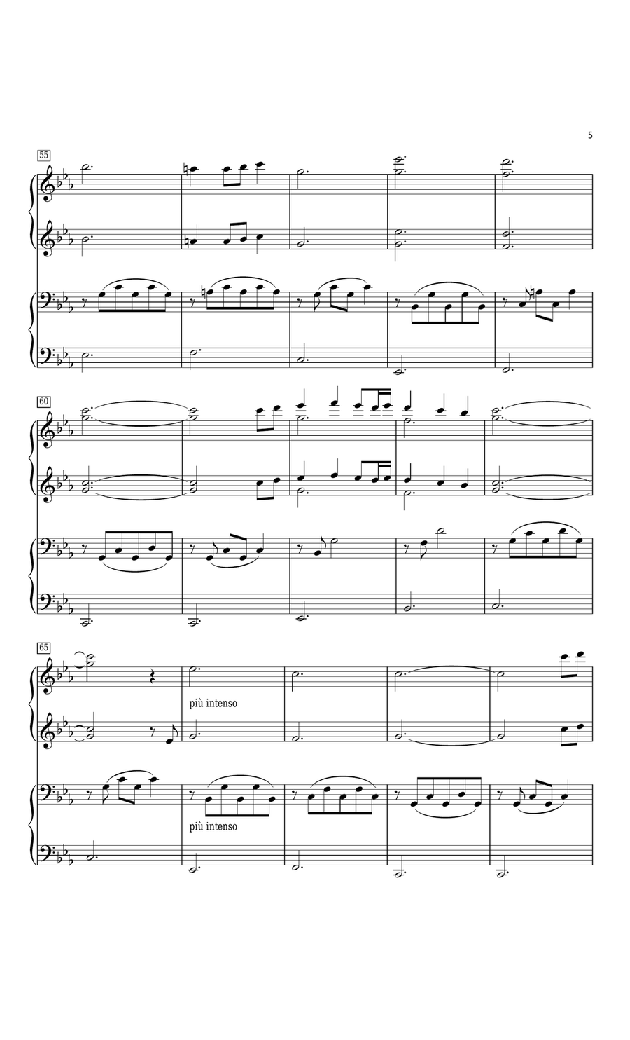 Primavera 1 Piano, 4-Hands scores gallery preview page 5