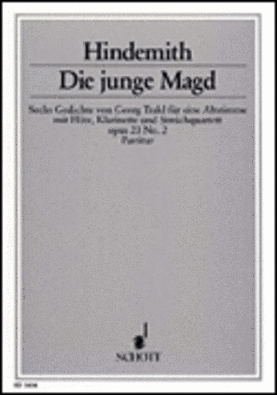 Die junge Magd, Op. 23, No. 2 Flute scores gallery preview page 1
