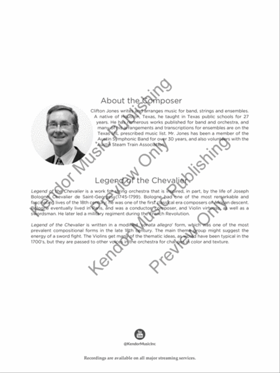 Legend of the Chevalier Legend of the Chevalier String Orchestra scores gallery preview page 3