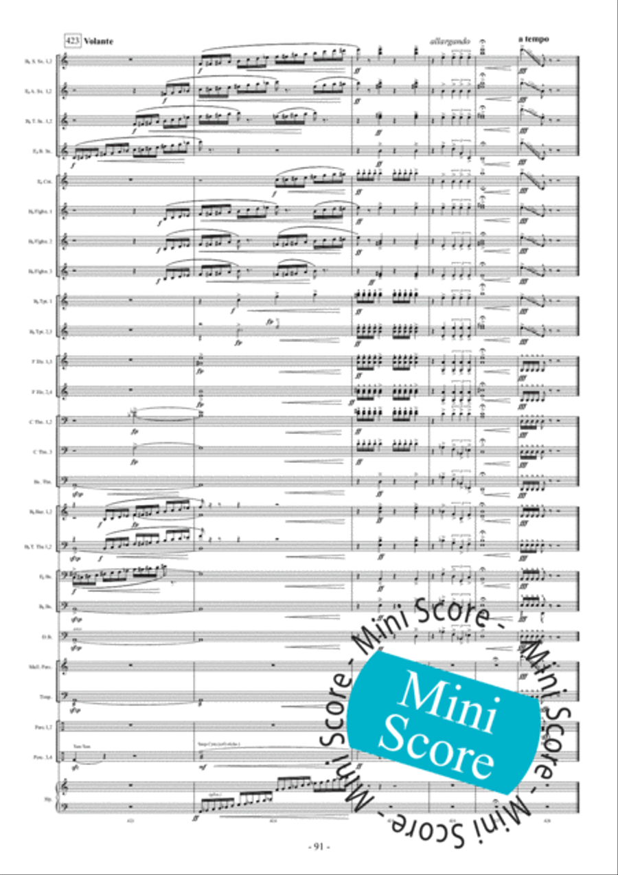 Migyur Fanfare Band scores gallery preview page 97