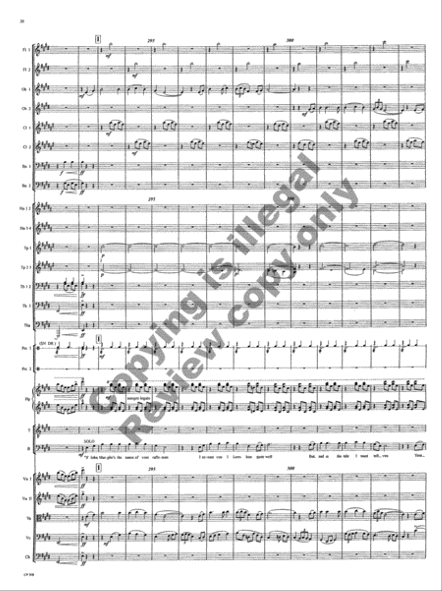 American Folk Song Suite (Orchestra Score) Choir scores gallery preview page 86