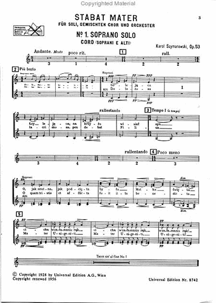 Stabat Mater Op. 53-Ch Sc