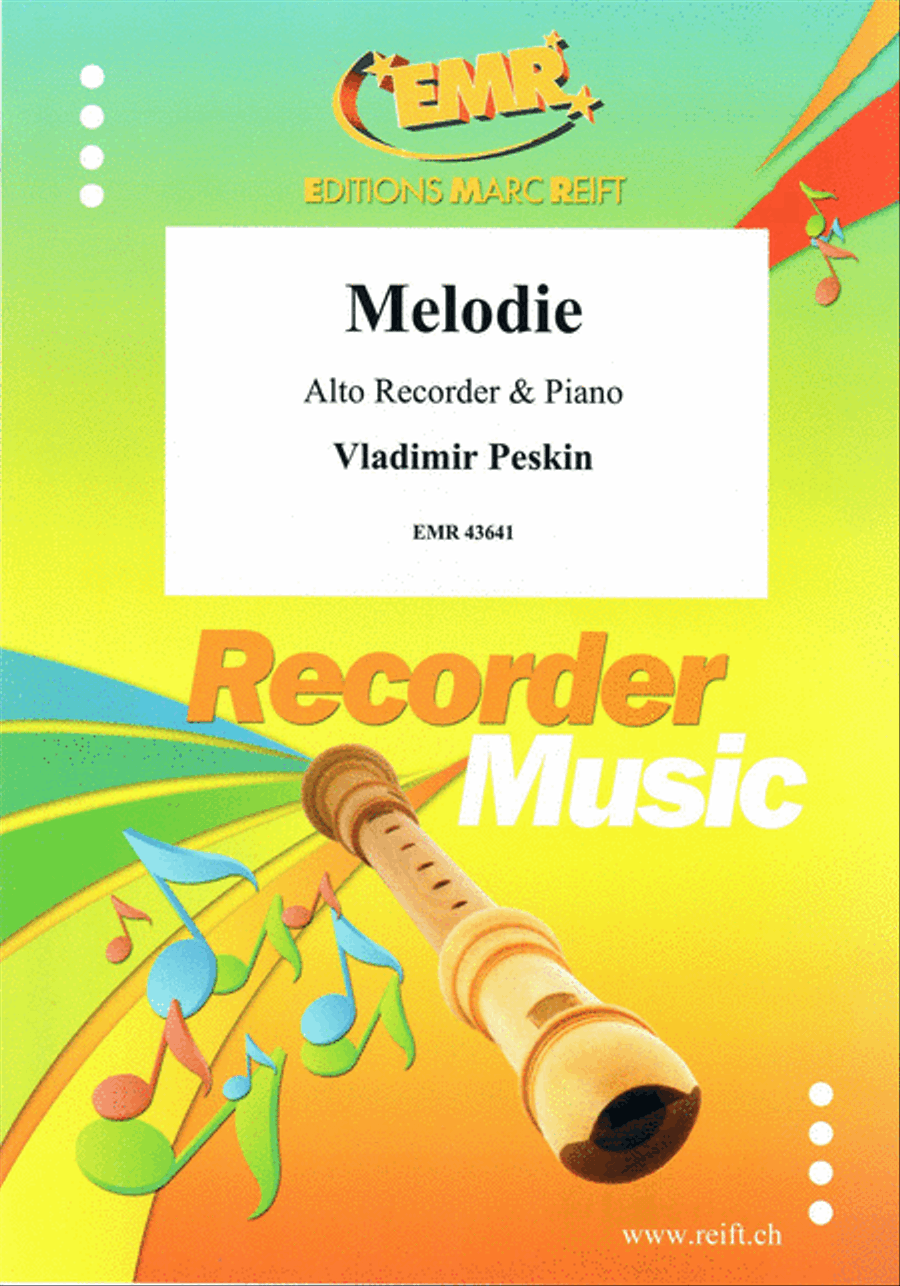 Melodie Melodie Alto Recorder scores gallery preview page 1