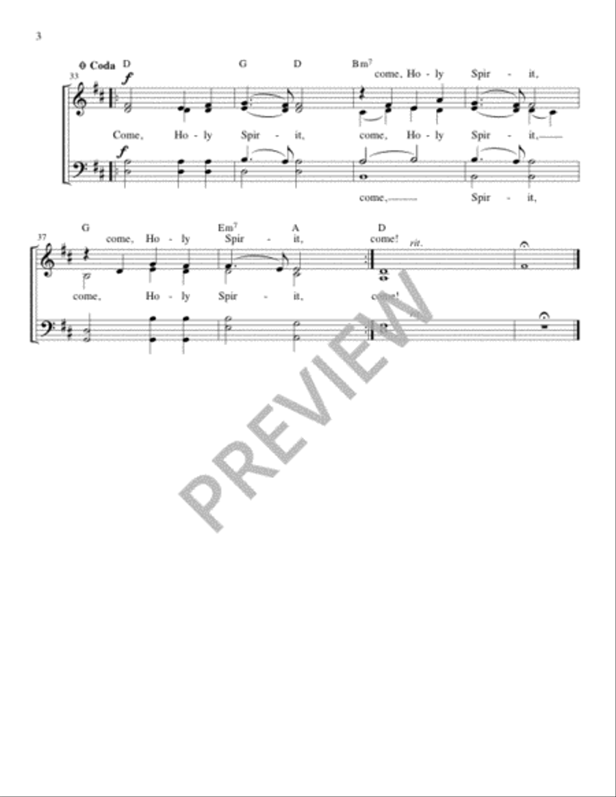 Come, Holy Spirit - Guitar edition Guitar scores gallery preview page 4