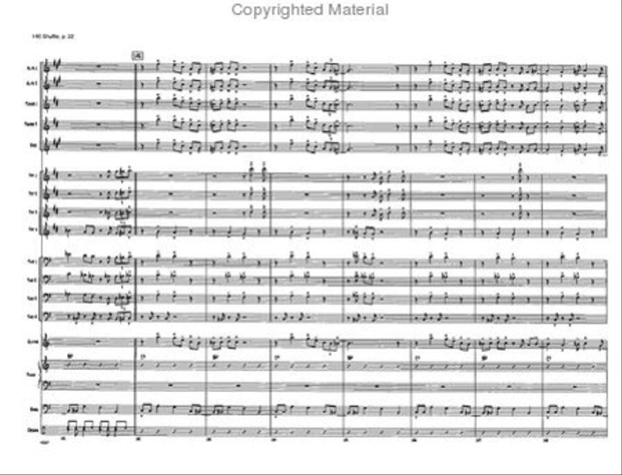 I-80 Shuffle I-80 Shuffle Jazz Ensemble scores gallery preview page 22