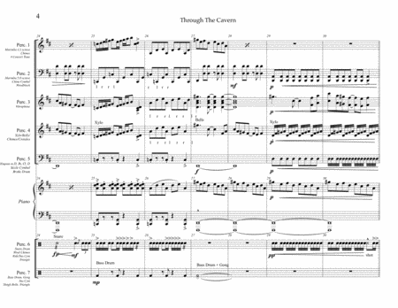 Through The Cavern (percussion ensemble piece) image number null