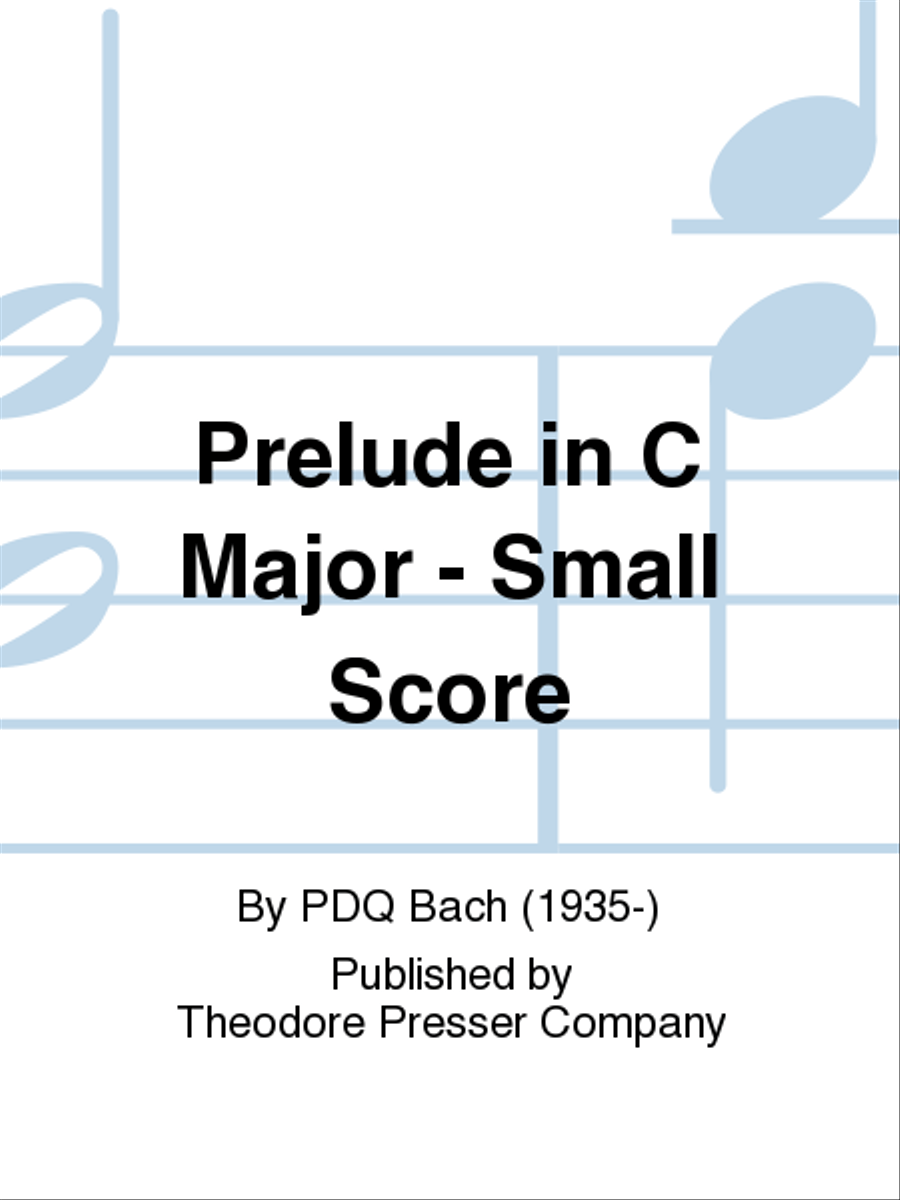 Prelude In C Major - Small Score Orchestra scores gallery preview page 1