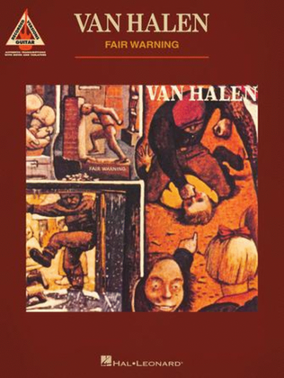 Book cover for Van Halen – Fair Warning
