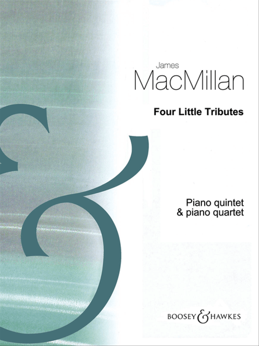4 Little Tributes Piano Quartet scores gallery preview page 1