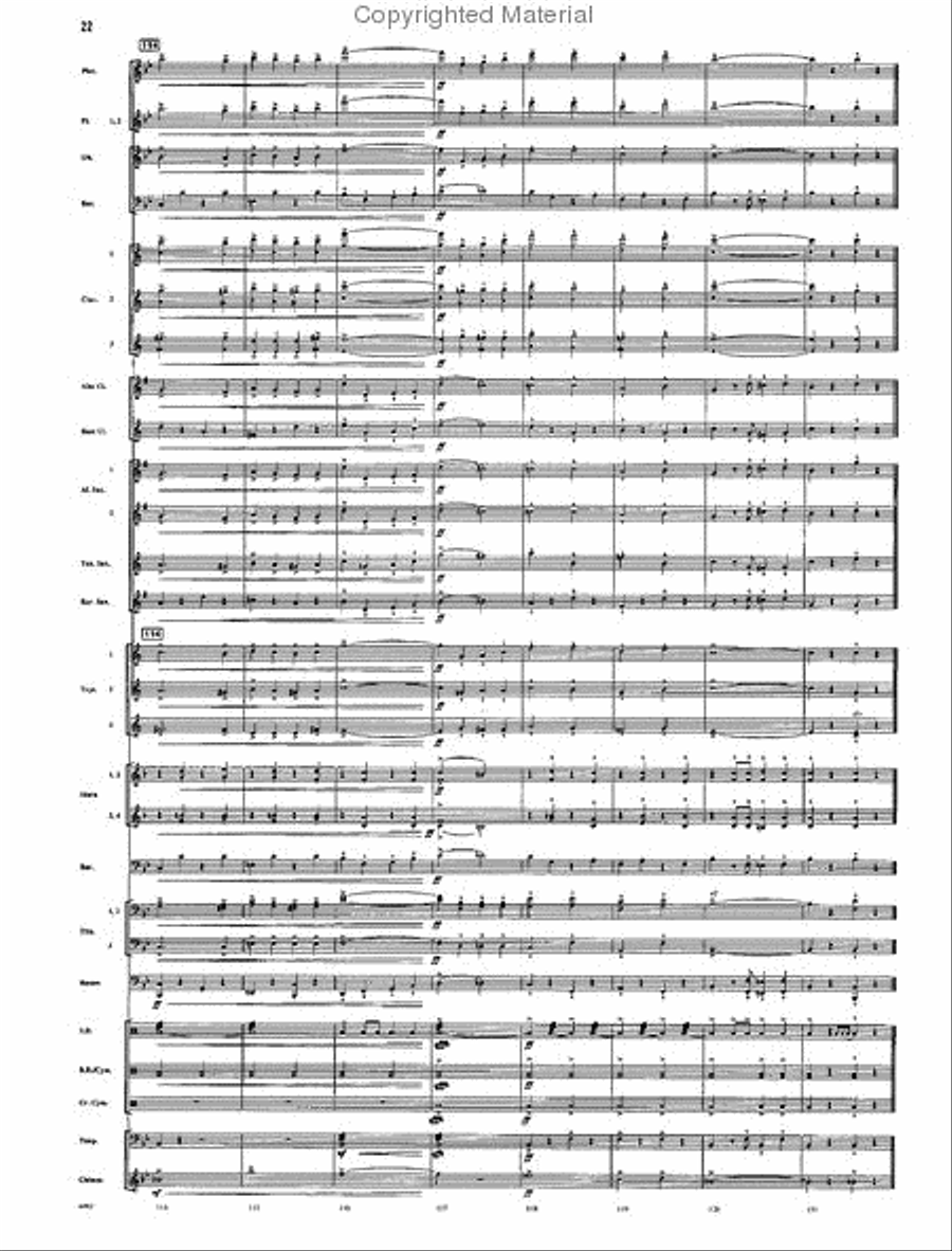 The Chimes of Liberty Concert Band scores gallery preview page 20