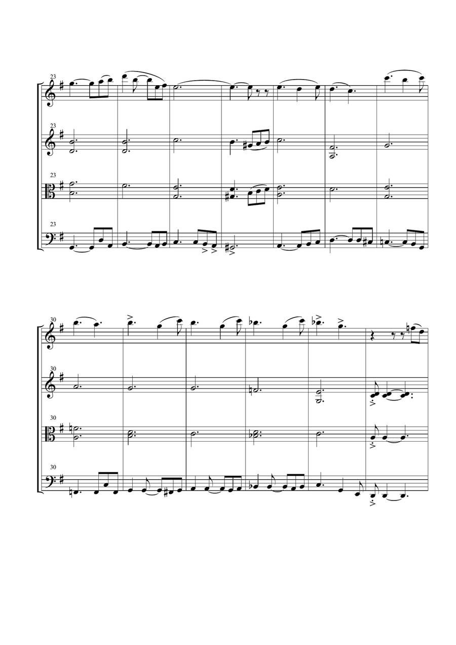 We Are The Champions String Quartet scores gallery preview page 3