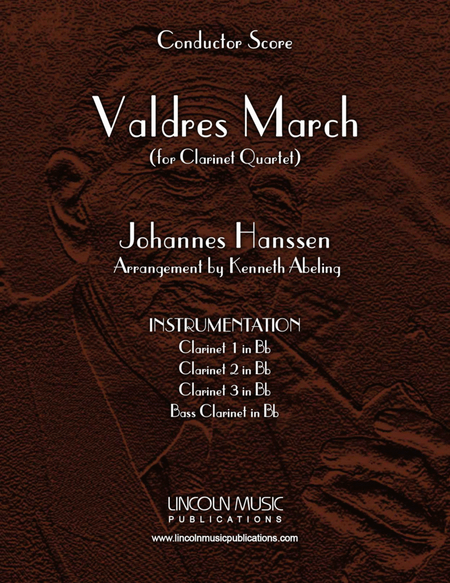 Valdres March (for Clarinet Quartet) image number null