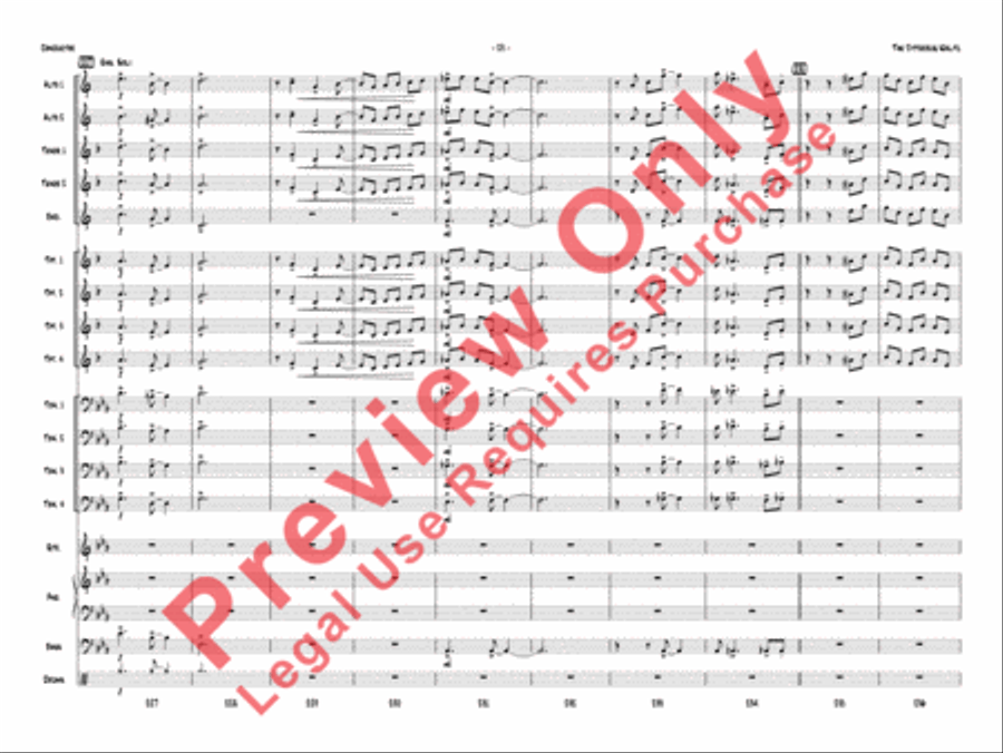 The Jitterbug Waltz Jazz Ensemble scores gallery preview page 26