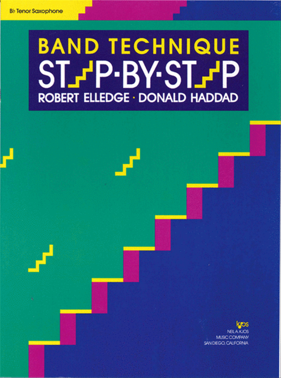 Band Technique: Step-By-Step - Bb Tenor Saxophone Tenor Saxophone scores gallery preview page 1