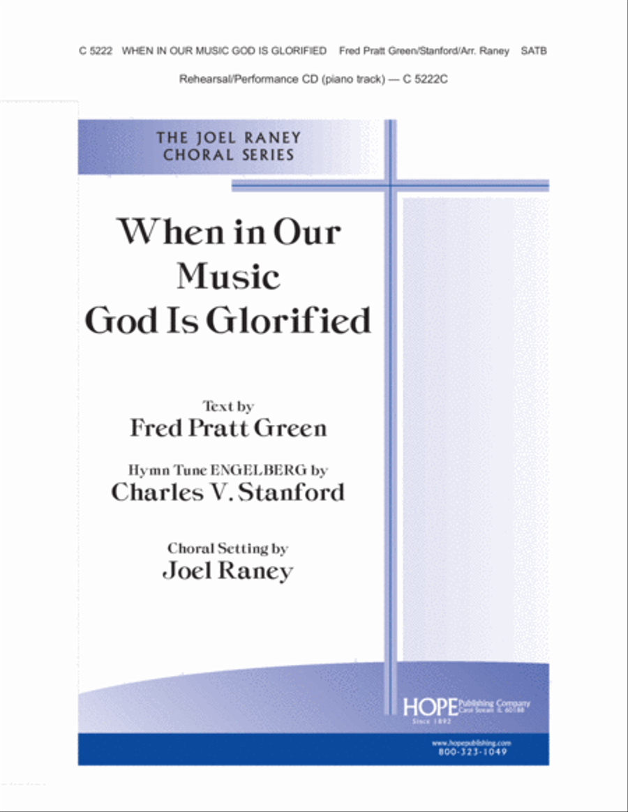 When in Our Music God Is Glorified 4-Part scores gallery preview page 1