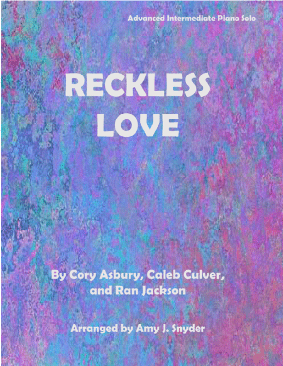 Reckless Love Piano Solo scores gallery preview page 1