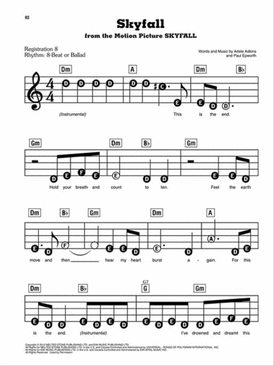 20 Top Hits 20 Top Hits Electronic Keyboard scores gallery preview page 4