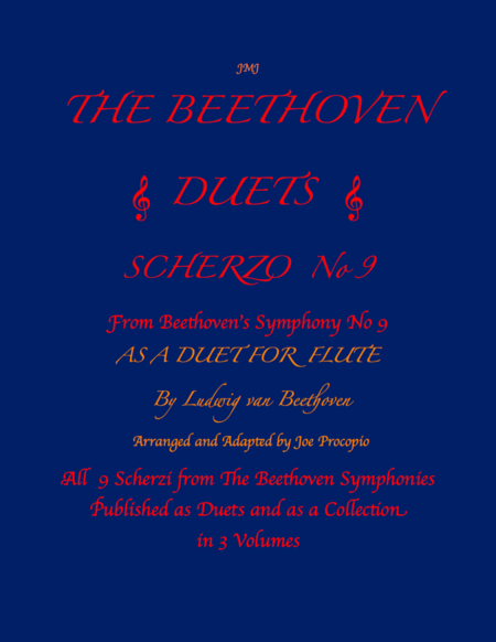 The Beethoven Duets For Flute Scherzo No. 9 image number null