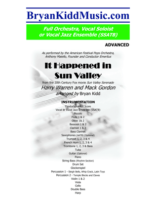 Book cover for It Happened In Sun Valley