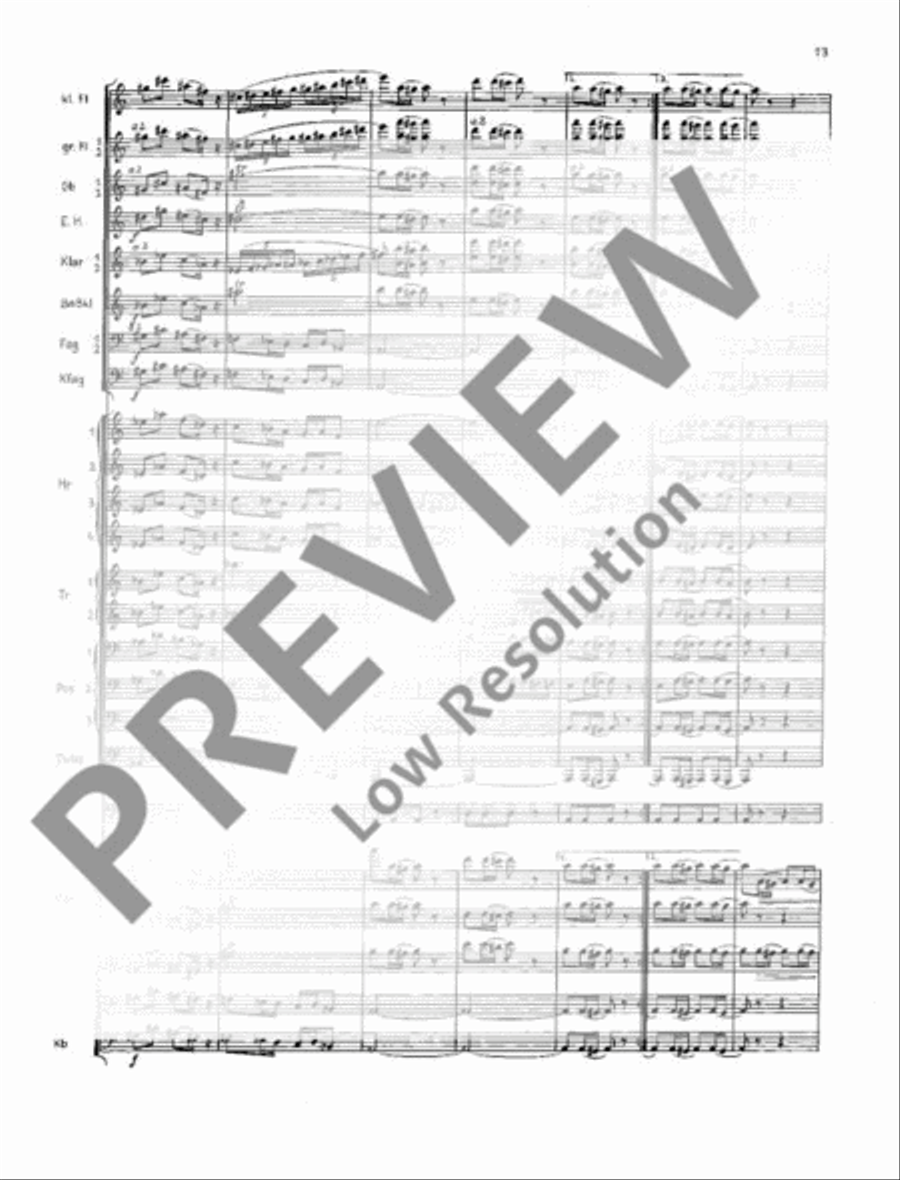 Symphonic Metamorphosis Orchestra scores gallery preview page 16