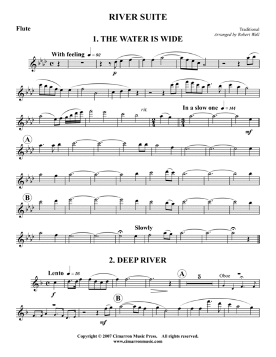 River Suite River Suite Woodwind Quintet scores gallery preview page 6