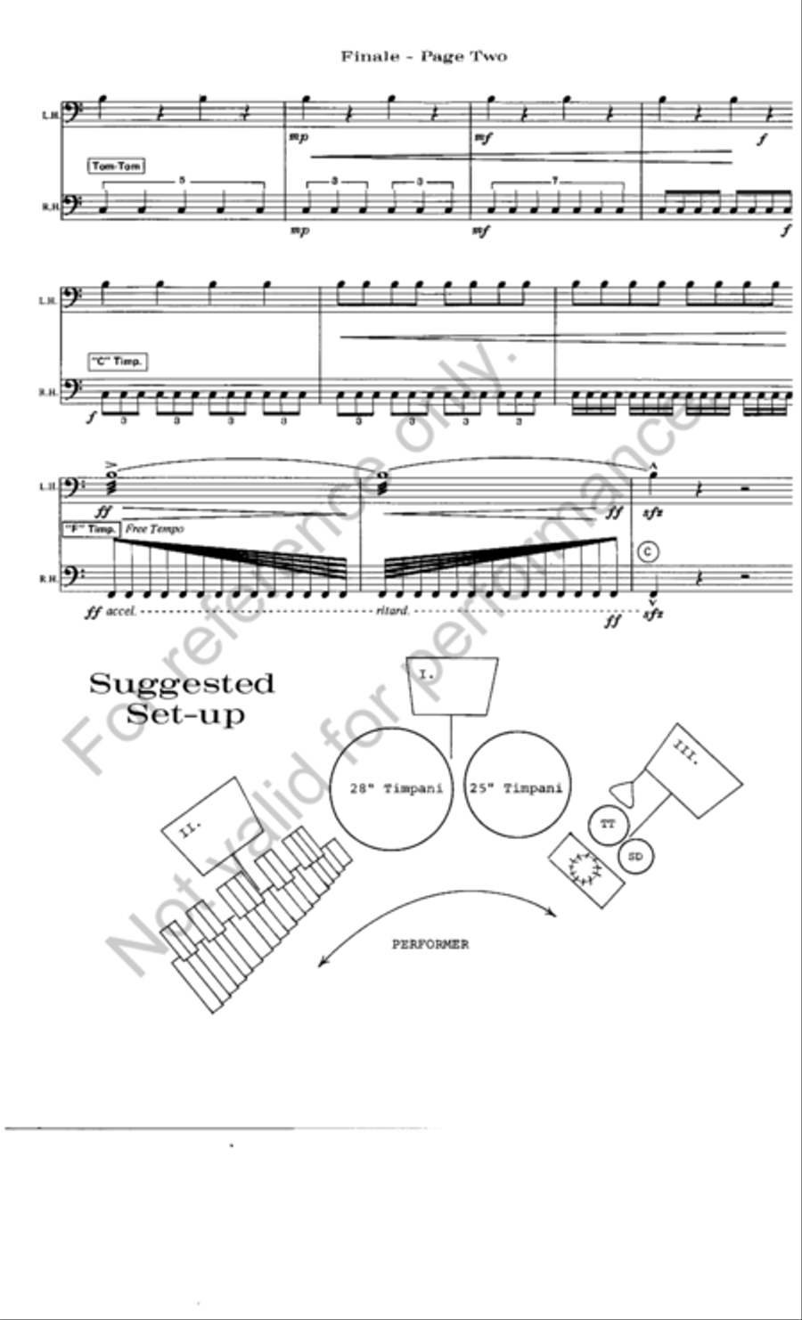 Multi Percussion Suite No. 1 A Cappella scores gallery preview page 5