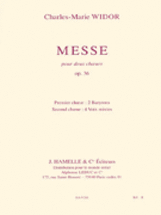 Book cover for Messe Pour Deux Choeurs Op.36 (chorus Part)