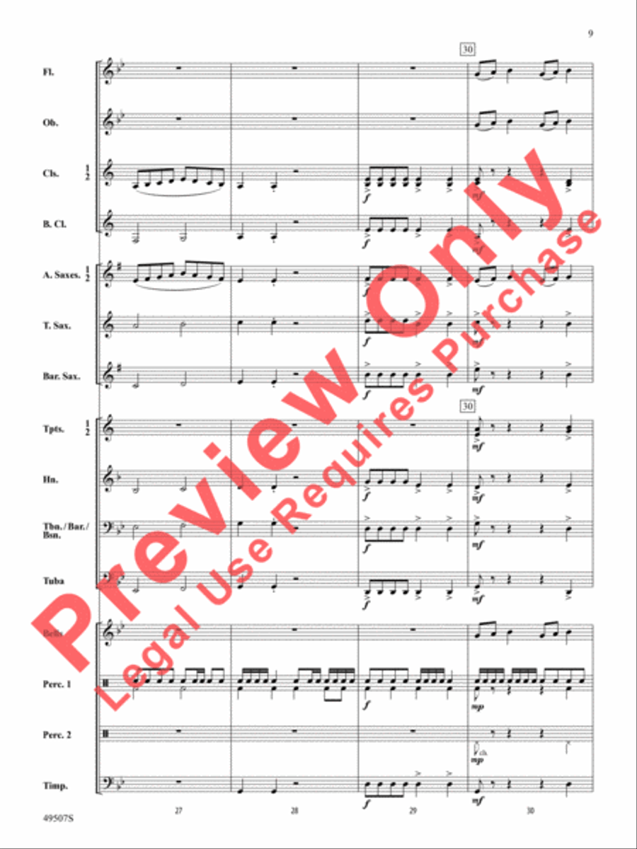 Operation Invictus Concert Band scores gallery preview page 10